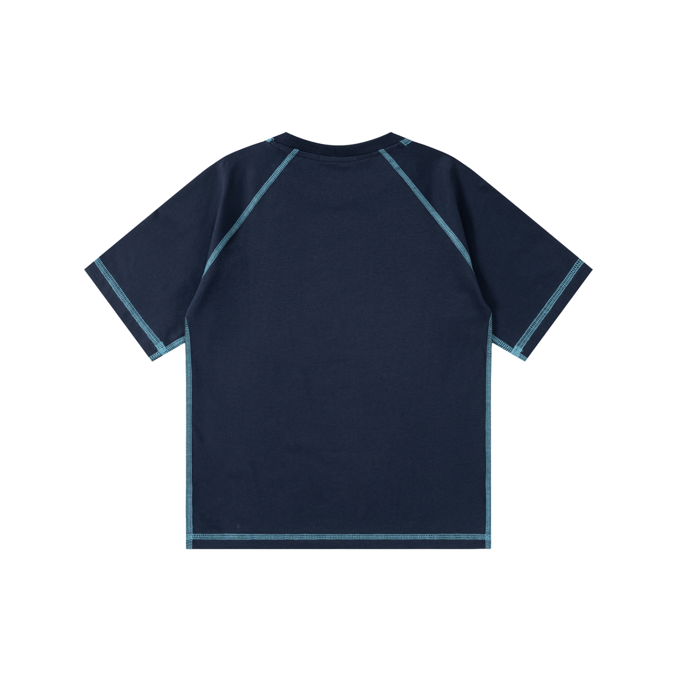 Loose Contrast-Stitched Kids' T-Shirt