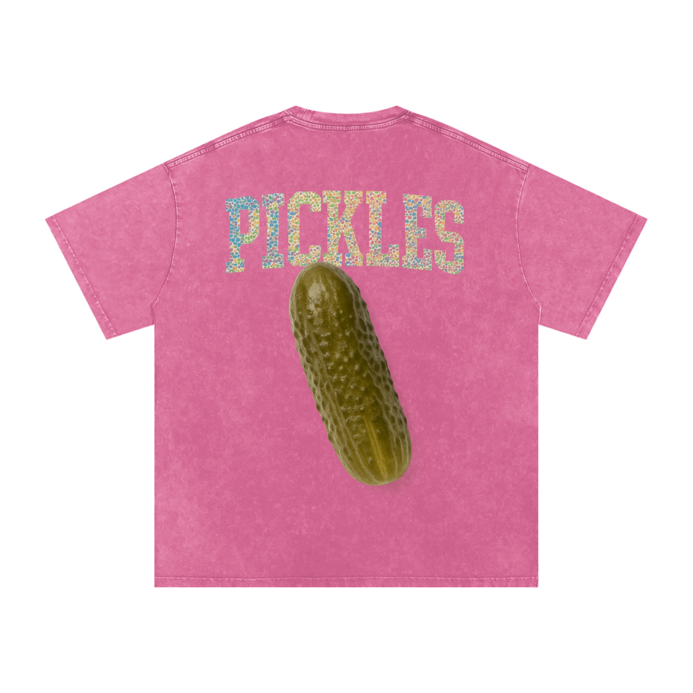 Pickle backer Snow Washed Oversized Cotton T-Shirt