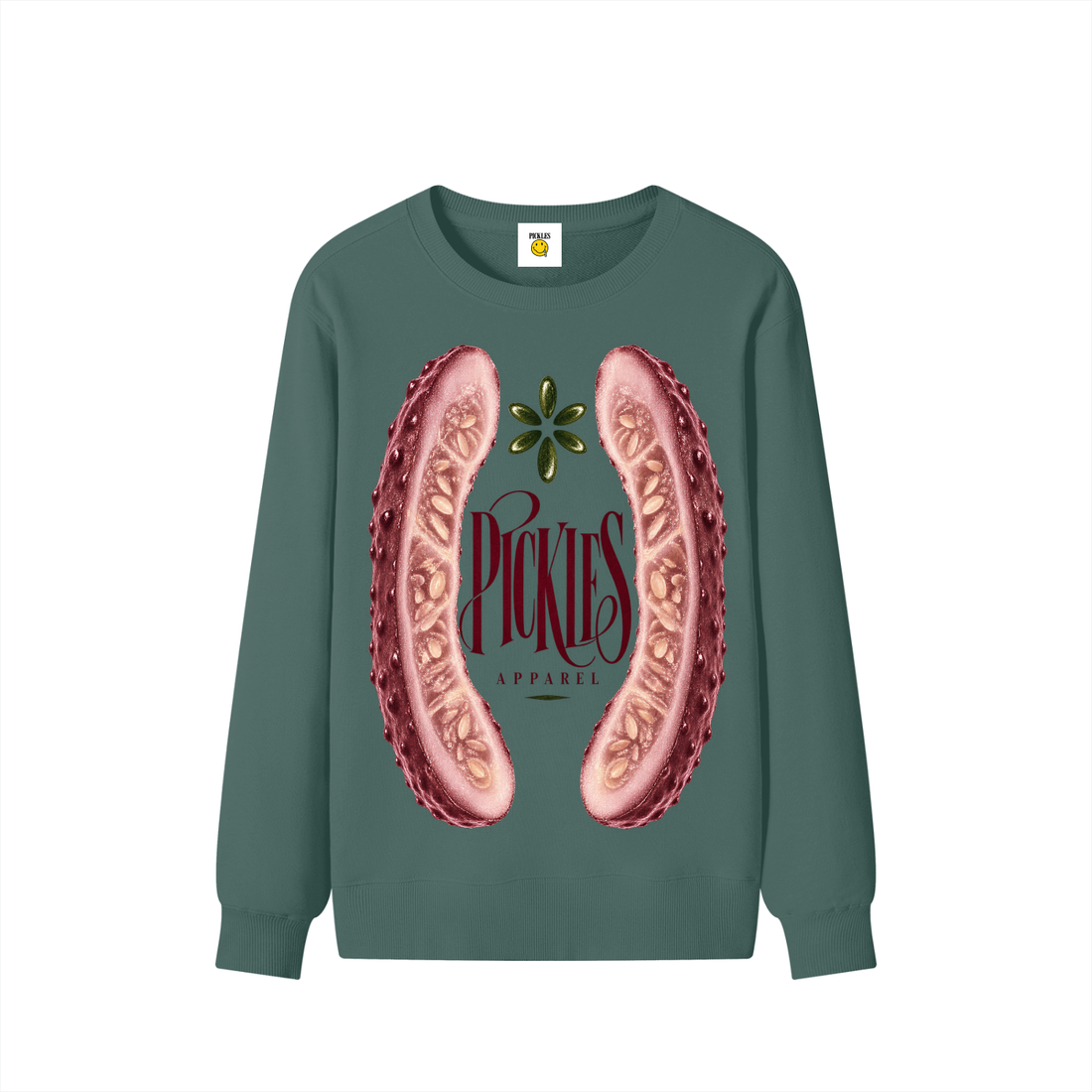 Split Classic Pickles Cotton Sweatshirt, alternate view 7