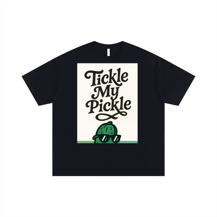 Oversized Pickle Graphic T-Shirt