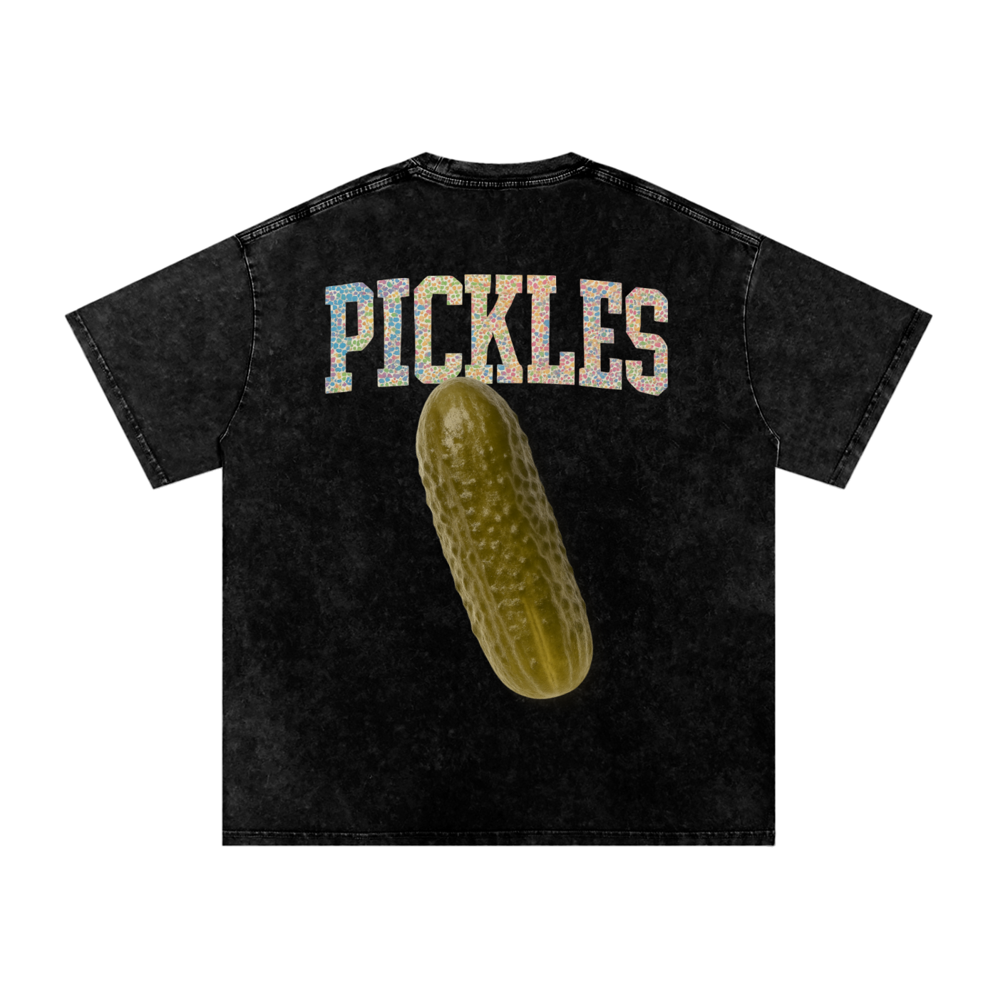Pickle backer Snow Washed Oversized Cotton T-Shirt