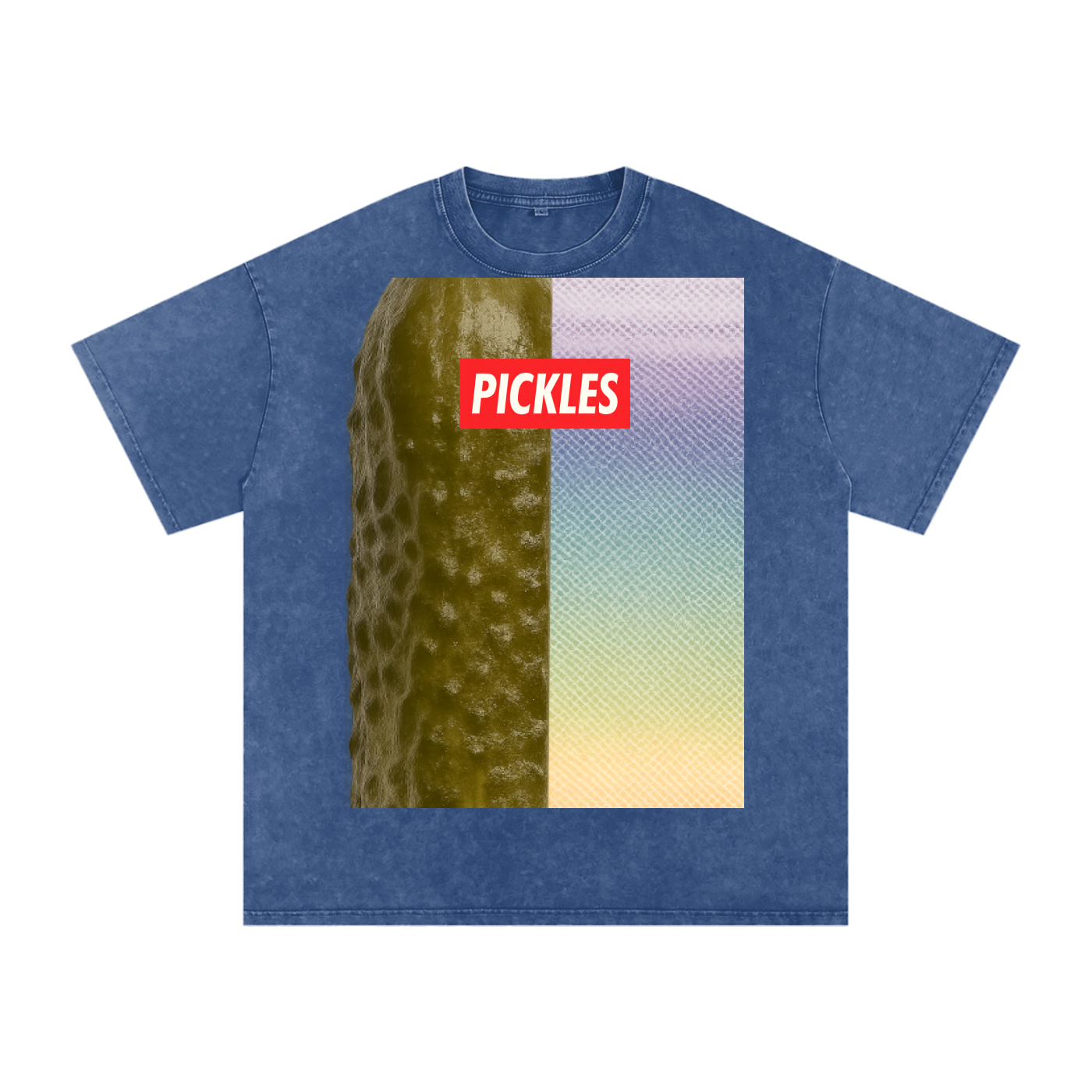 Pickle backer Snow Washed Oversized Cotton T-Shirt