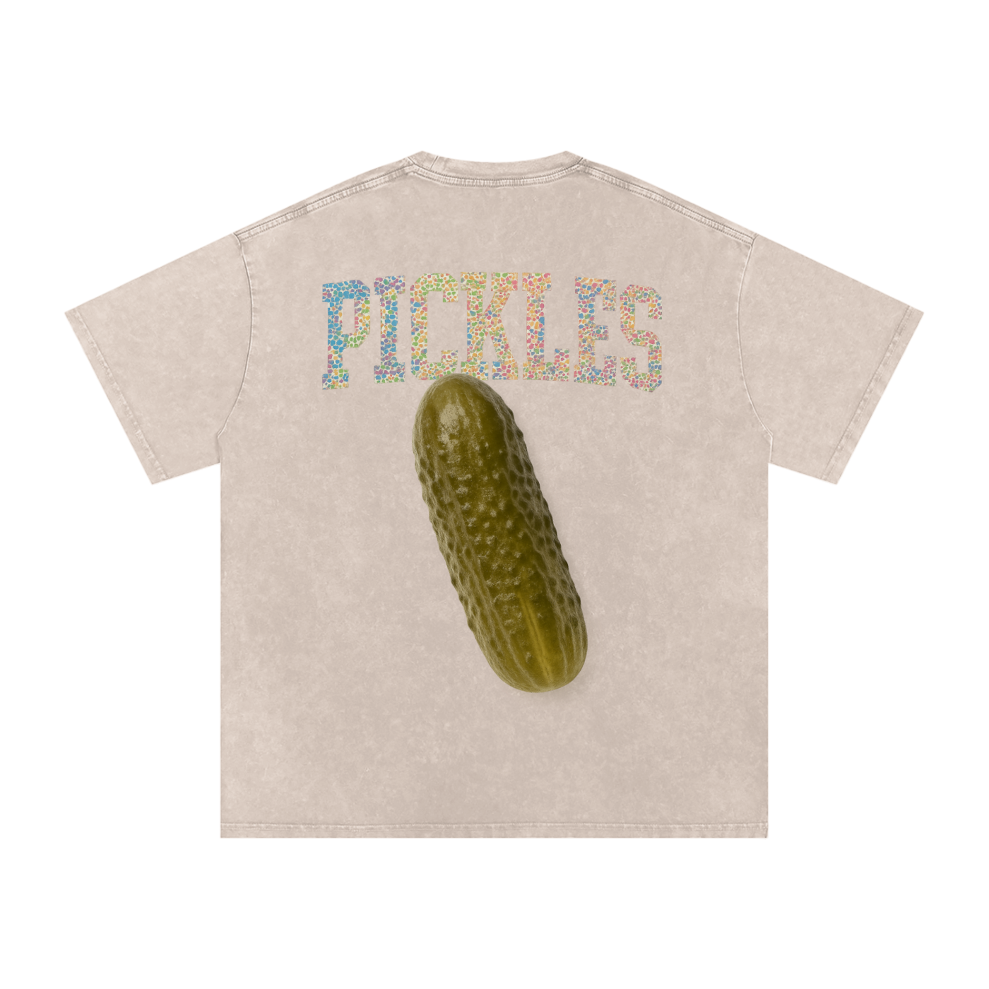 Pickle backer Snow Washed Oversized Cotton T-Shirt