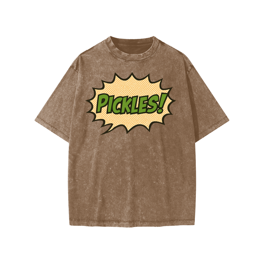 Snow Washed Kids' Tee | novelty pickle apparel | Pickles Apparel