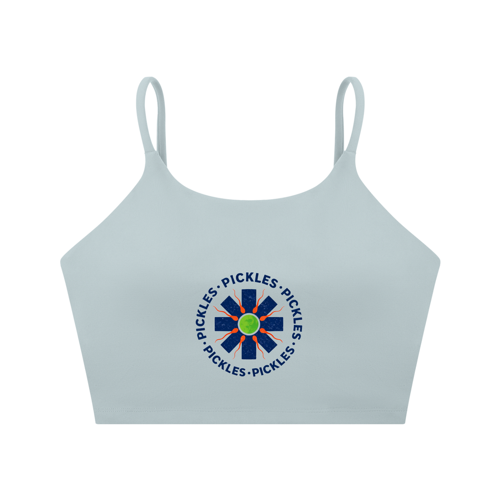Spaghetti Strap Pickle Sports Bra in Women’S | Philly game day | Pickles Apparel