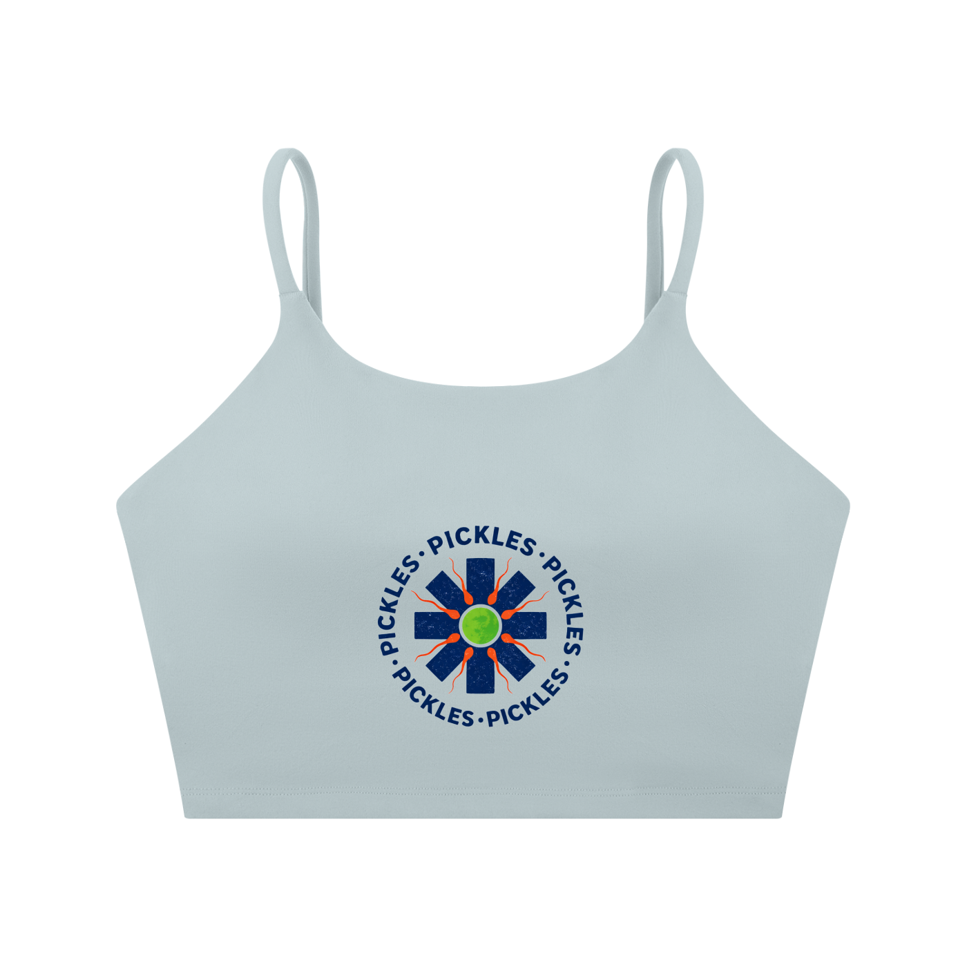 Spaghetti Strap Pickle Sports Bra in Women’S | Philly game day | Pickles Apparel