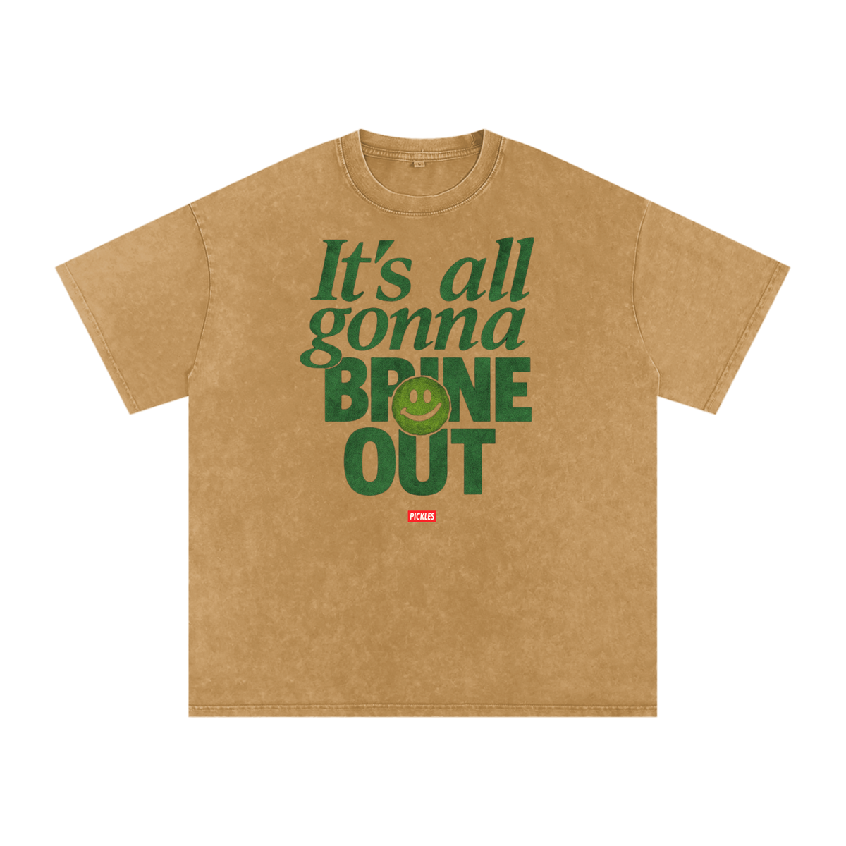 Brine Out Snow-Washed Pickle T-Shirt, alternate view 10