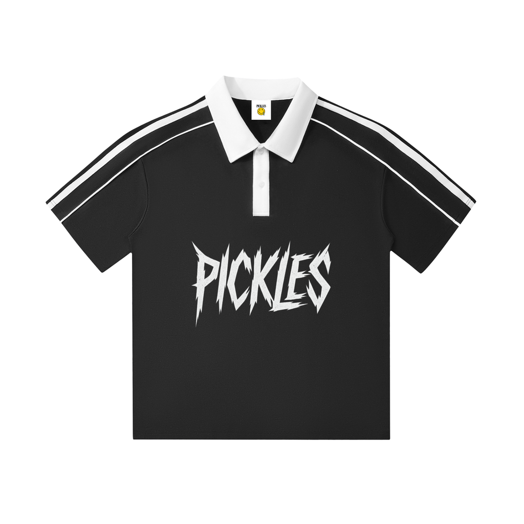 Pickles Contrast Collar Short-Sleeve Polo | nostalgic everyday | Pickles Apparel