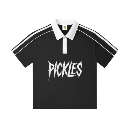 Pickles Contrast Collar Short-Sleeve Polo Shirt