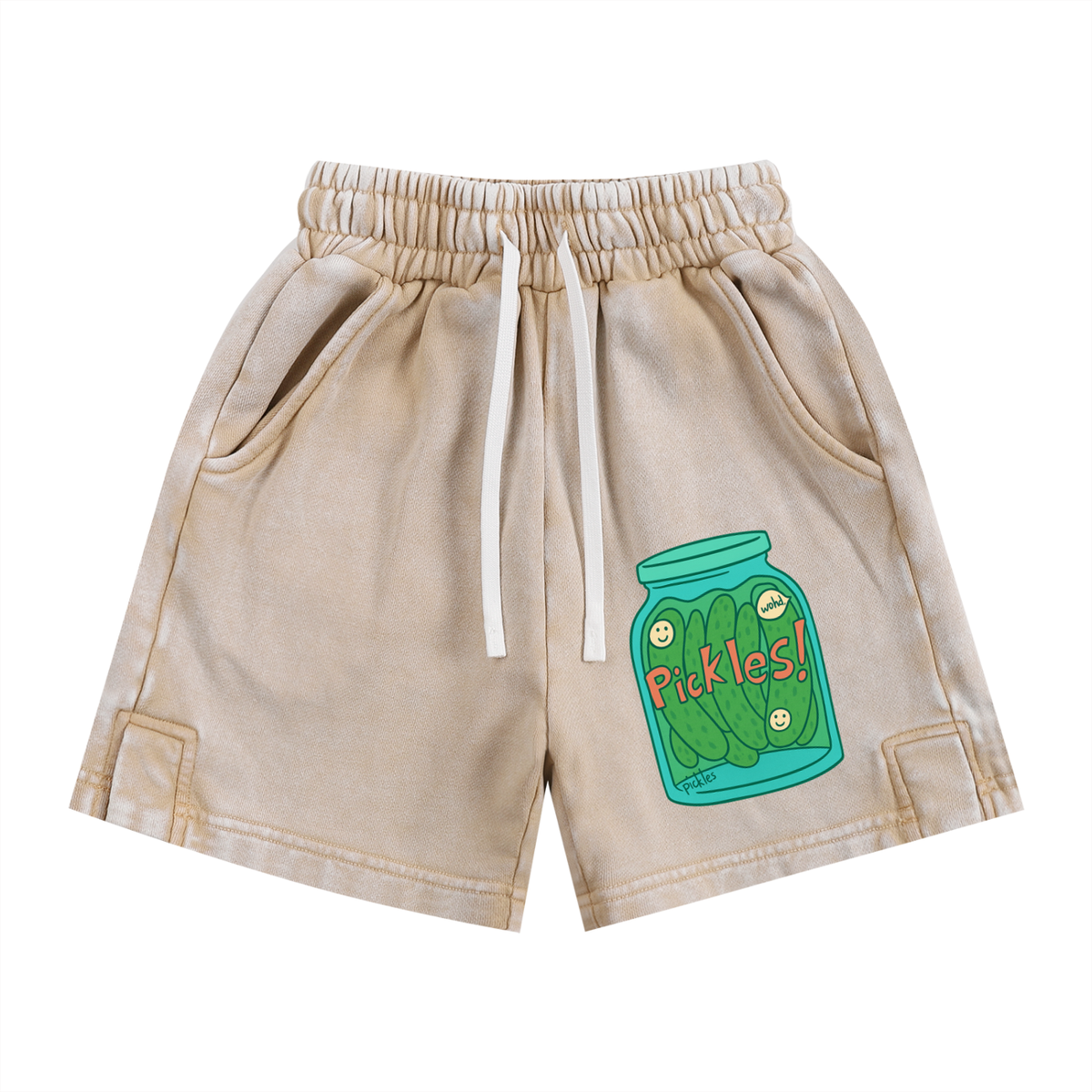 Snow-Washed Kids' Pickle Shorts, alternate view 3