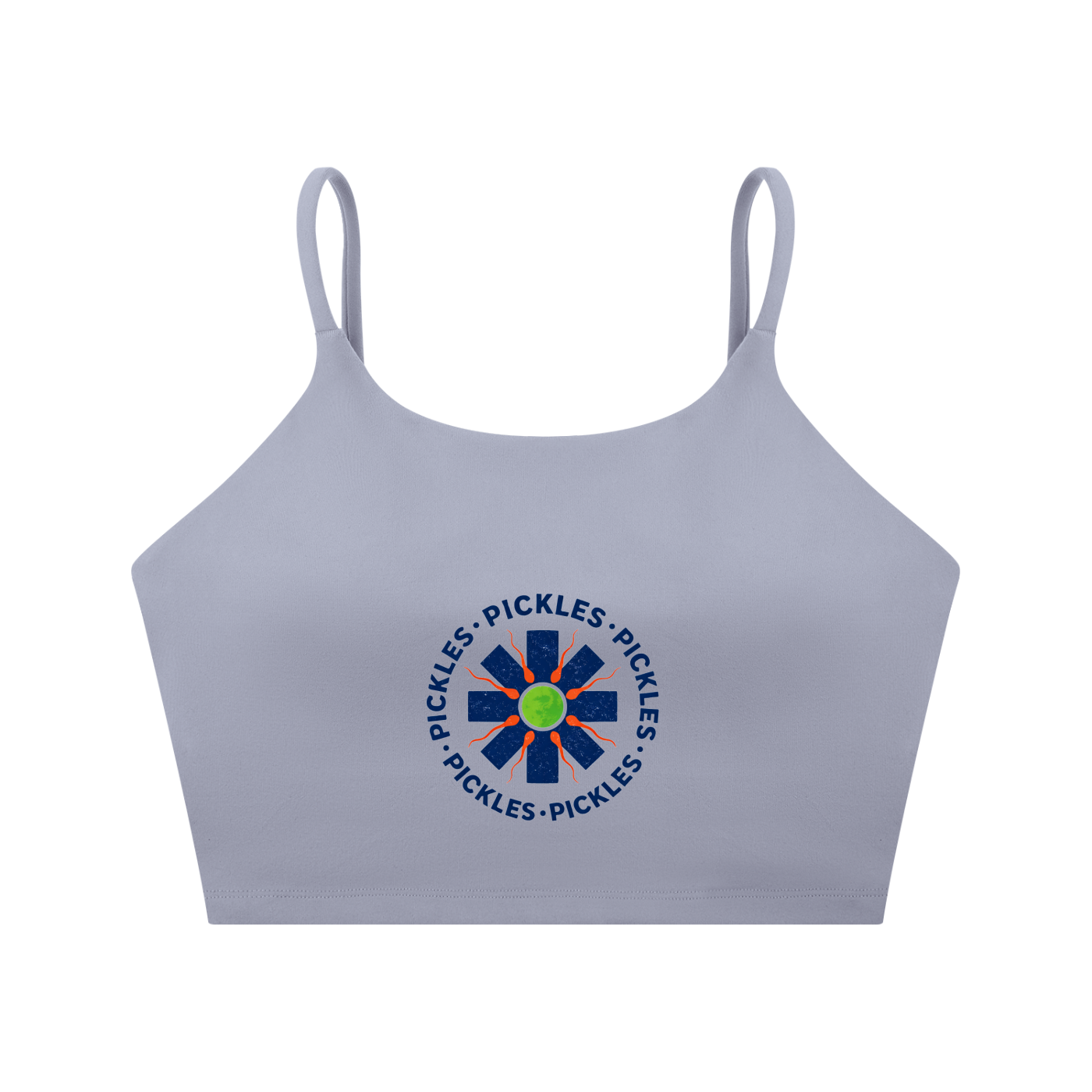 Spaghetti Strap Pickle Sports Bra in Women’S | Philly game day | Pickles Apparel