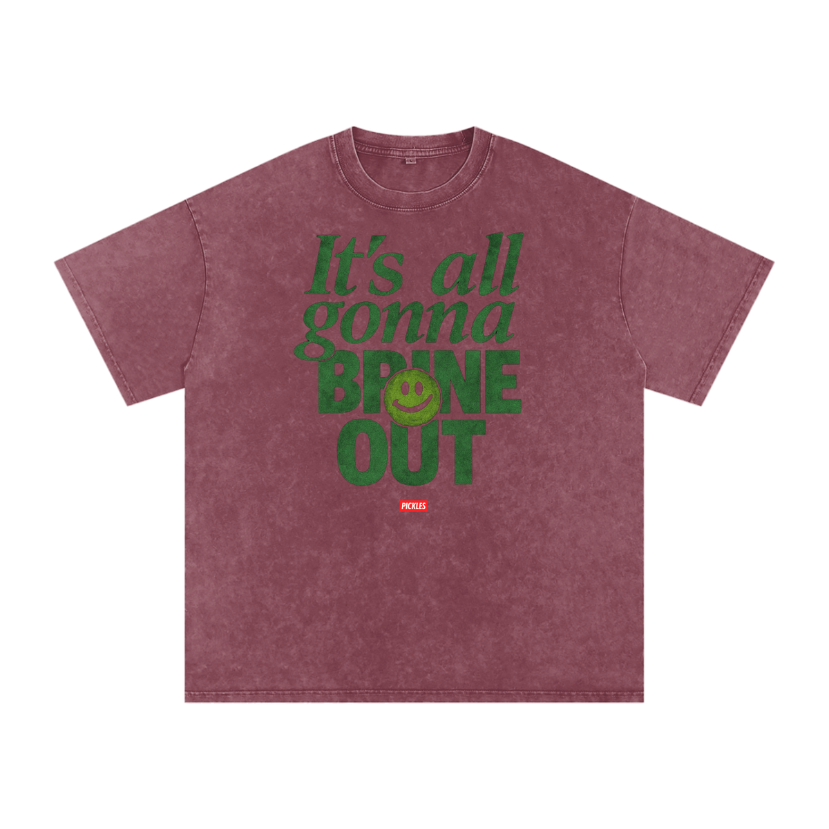 Brine Out Snow-Washed Pickle T-Shirt, alternate view 11
