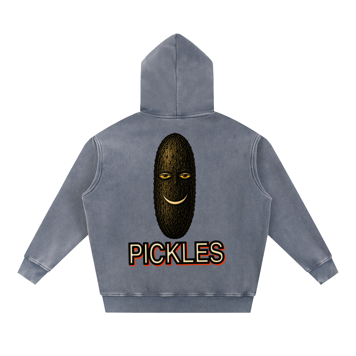 Unhinged Snow-Wash Fleece Oversized Hoodie, alternate view 8