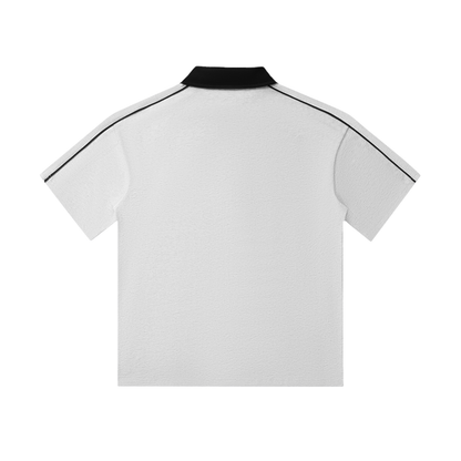 Pickles Contrast Collar Short-Sleeve Polo Shirt