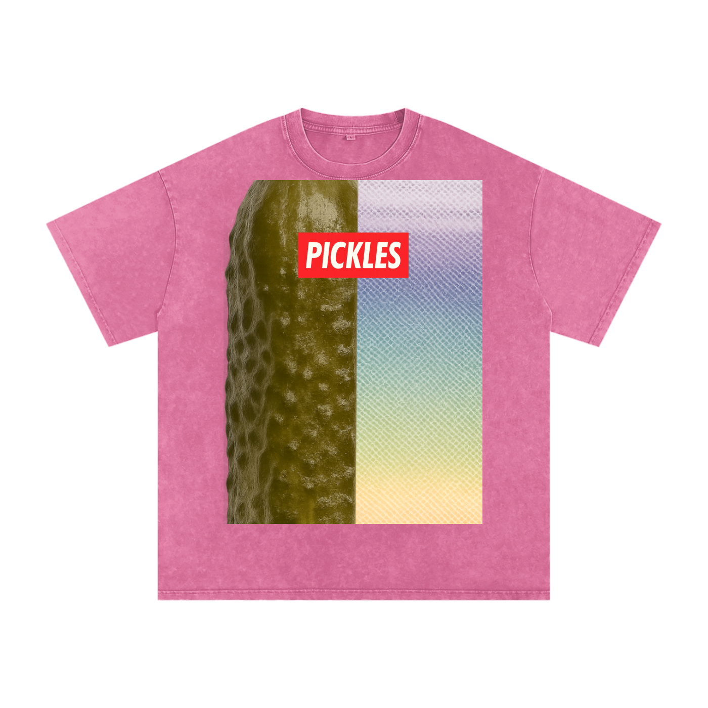 Pickle backer Snow Washed Oversized Cotton T-Shirt