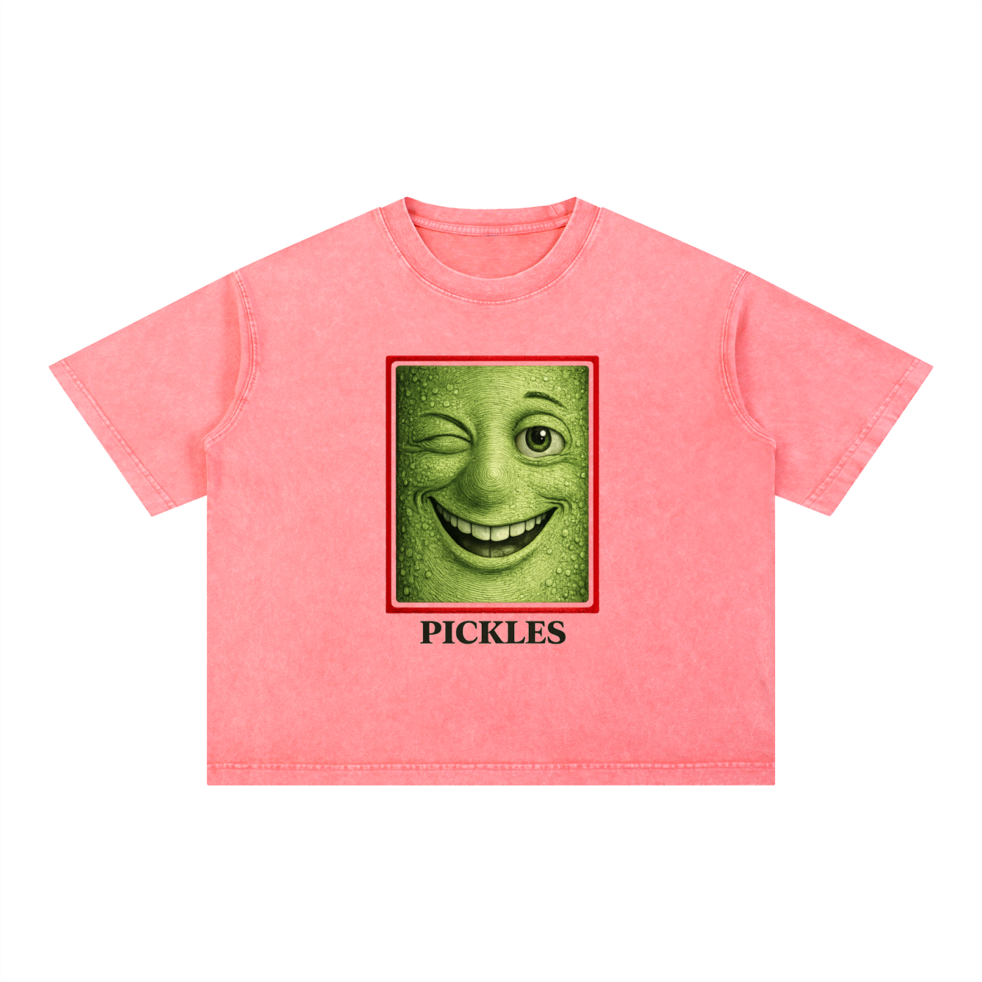 Mineral Wash Boxy Cotton T-Shirt