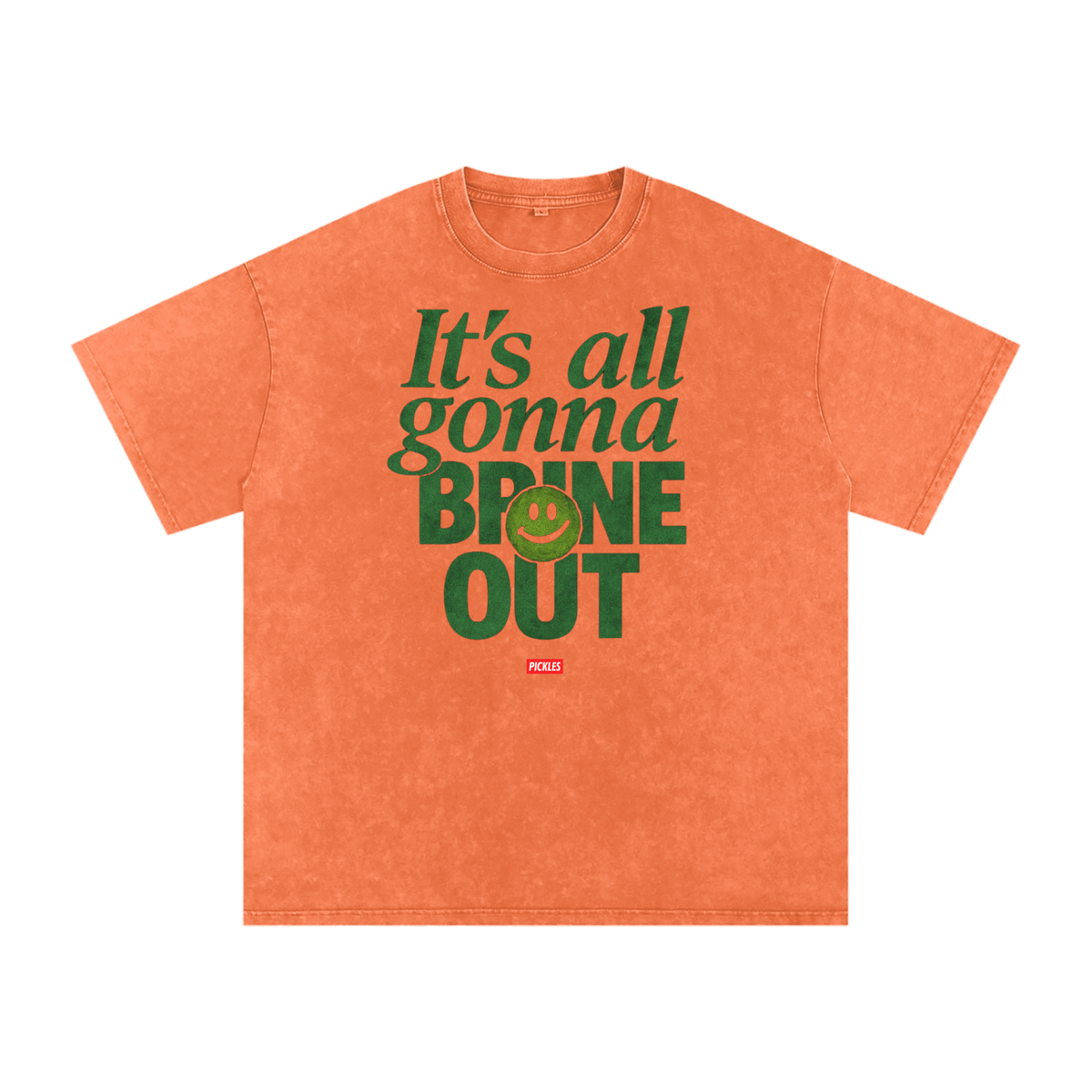 Brine Out Snow-Washed Pickle T-Shirt, alternate view 8