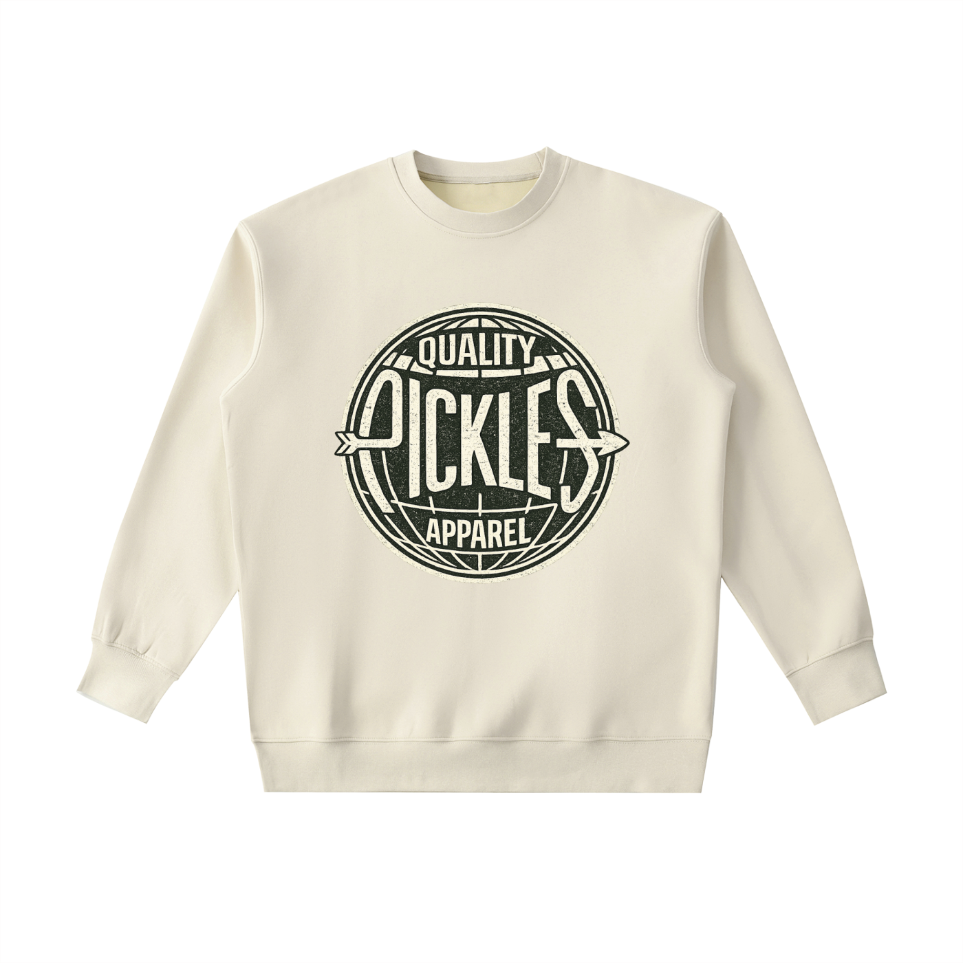Quality Pickles Heavyweight Crewneck Sweatshirt | heritage lifestyle | Pickles Apparel