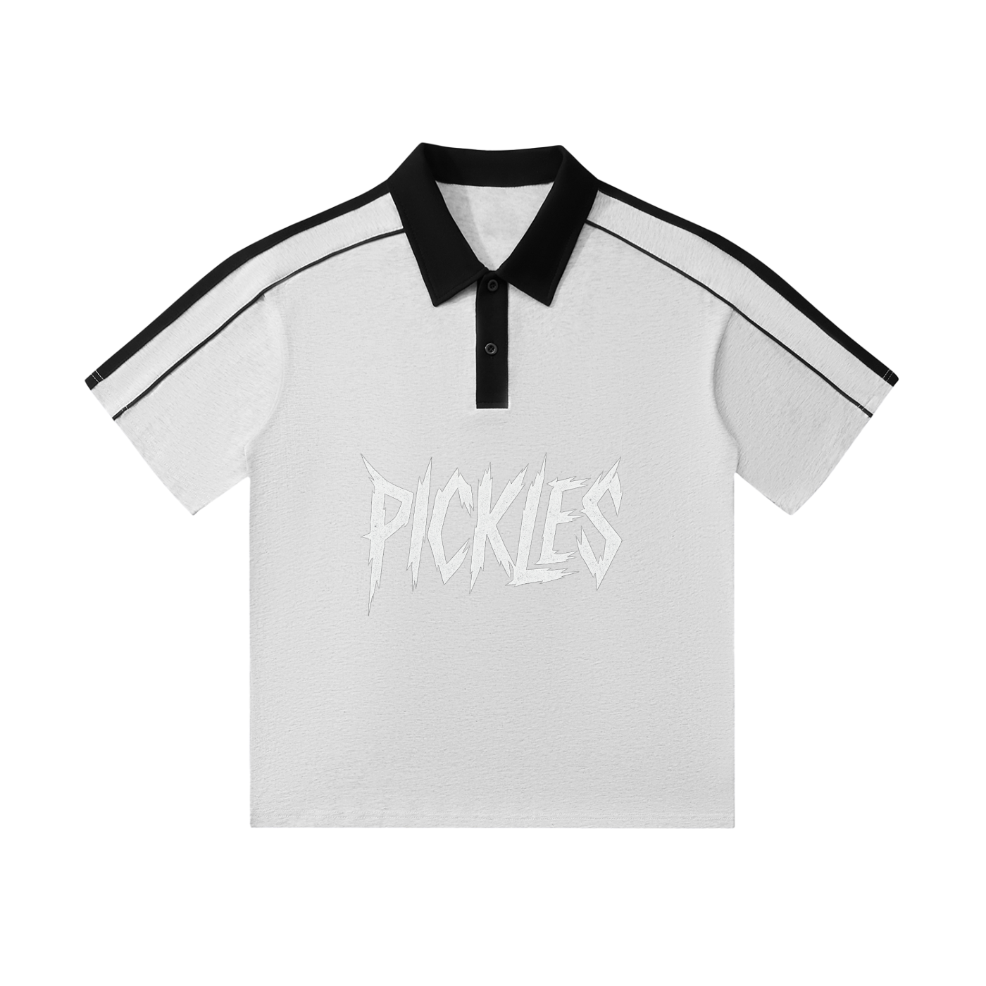 Pickles Contrast Collar Short-Sleeve Polo Shirt