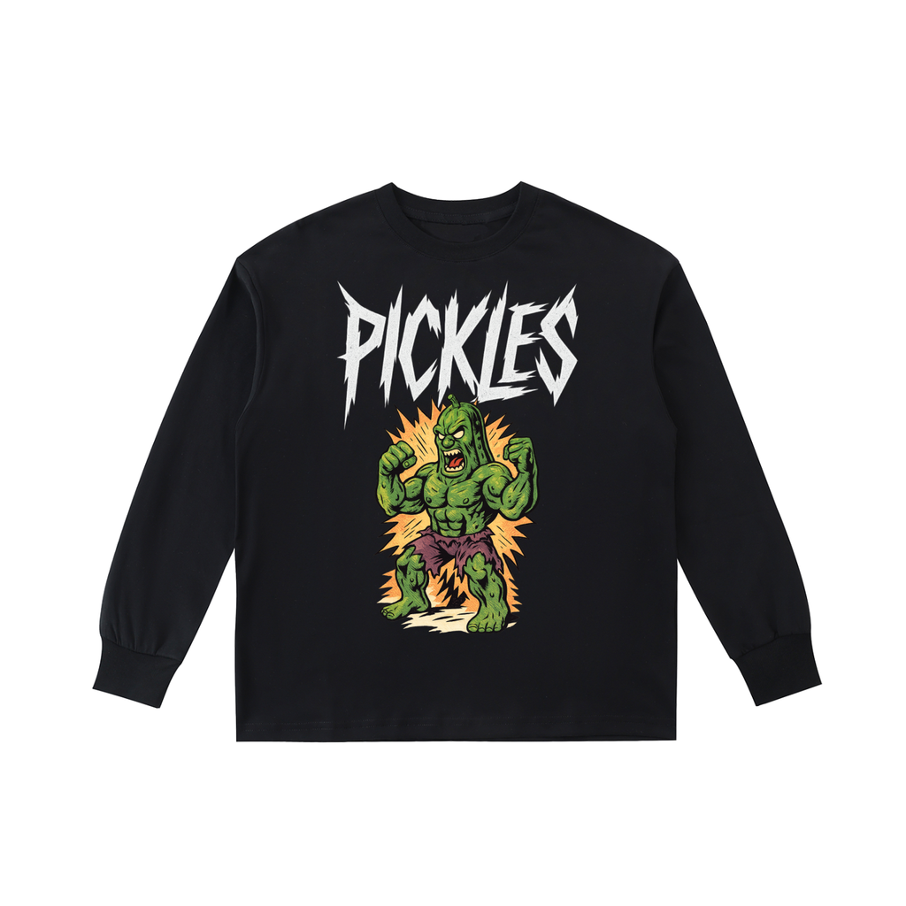 Pickles Apparel Kids' Quick-Dry Long-Sleeve Tee | novelty pickle apparel | Pickles Apparel