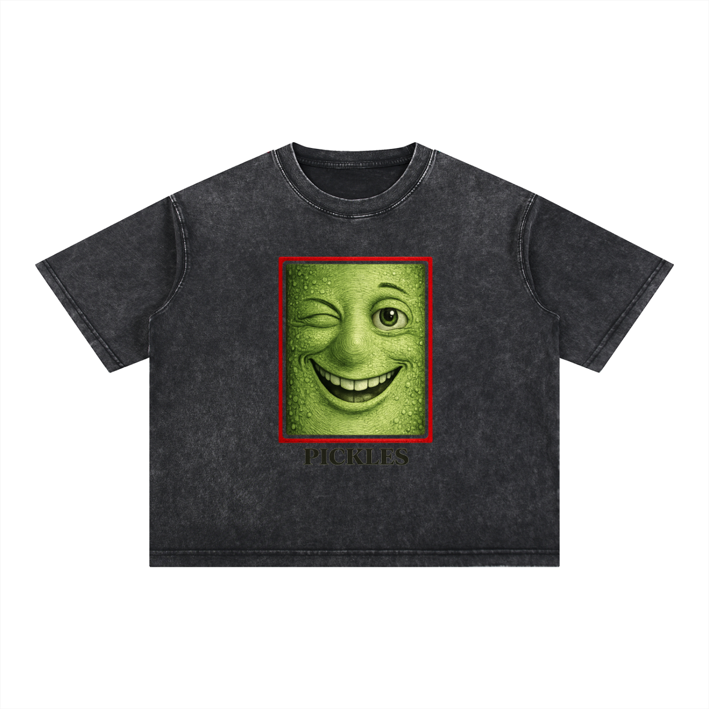 Mineral Wash Boxy Cotton T-Shirt