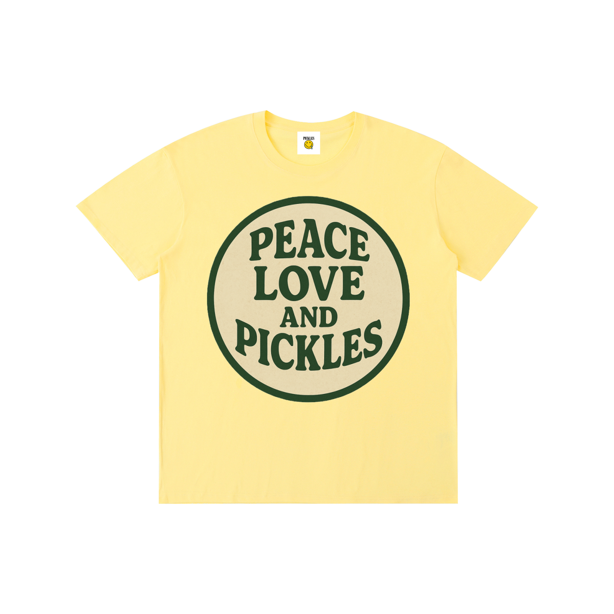 Peace Love and Pickles Pure Cotton T-Shirt, alternate view 7