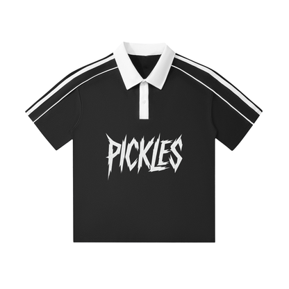 Pickles Contrast Collar Short-Sleeve Polo Shirt