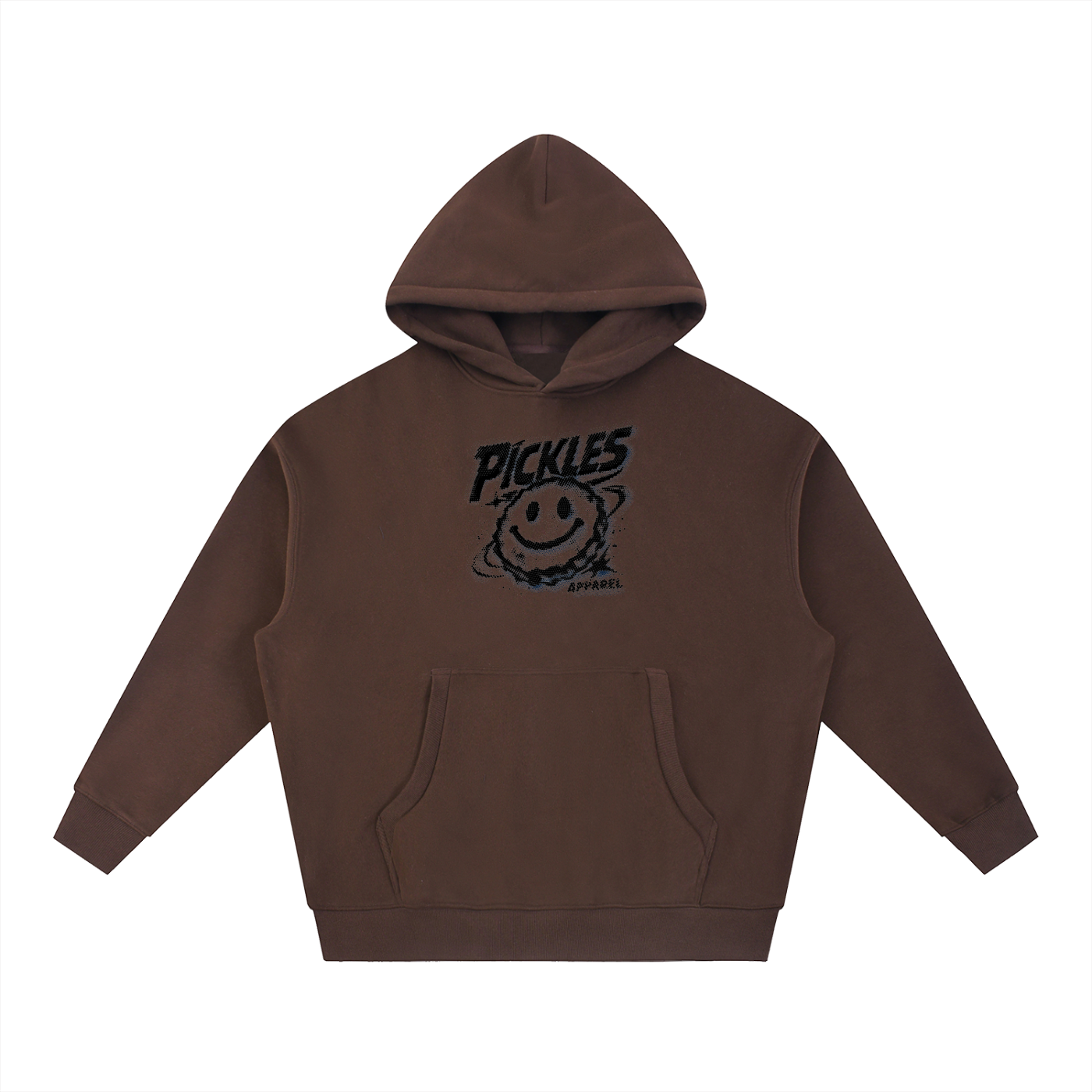 Worldwide Pickles Boxy Fleece Hoodie | oversized streetwear | Pickles Apparel