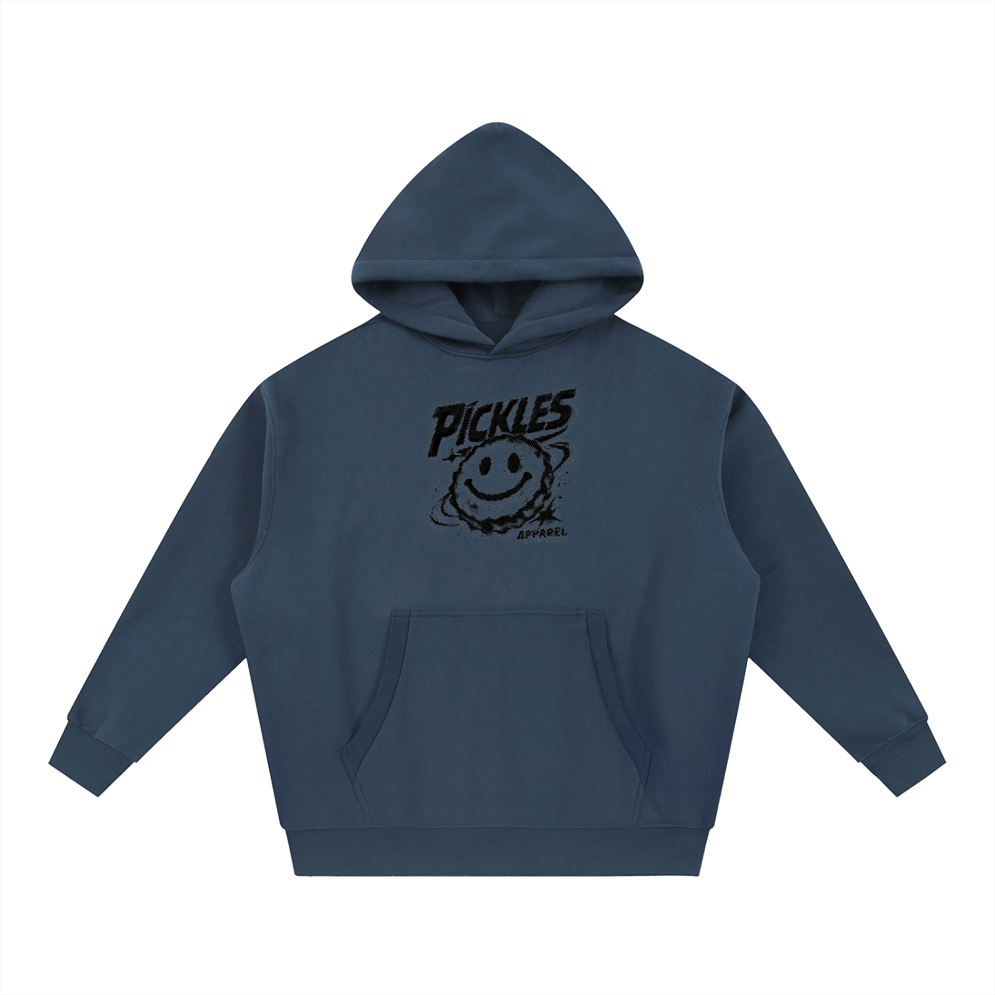 Worldwide Pickles Boxy Fleece Hoodie | oversized streetwear | Pickles Apparel