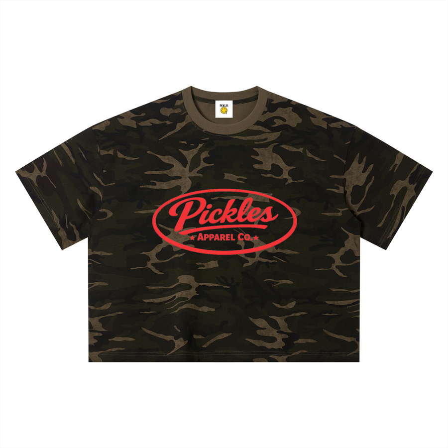 Camo Boxy Pickle T-Shirt