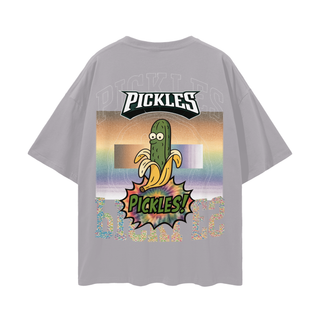 Loose Drop Shoulder Pickle T-Shirt, alternate view 5