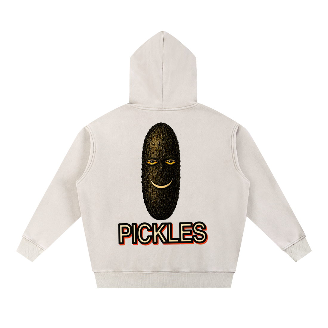 Unhinged Snow-Wash Fleece Oversized Hoodie, alternate view 6