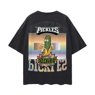 Loose Drop Shoulder Pickle T-Shirt, alternate view 3