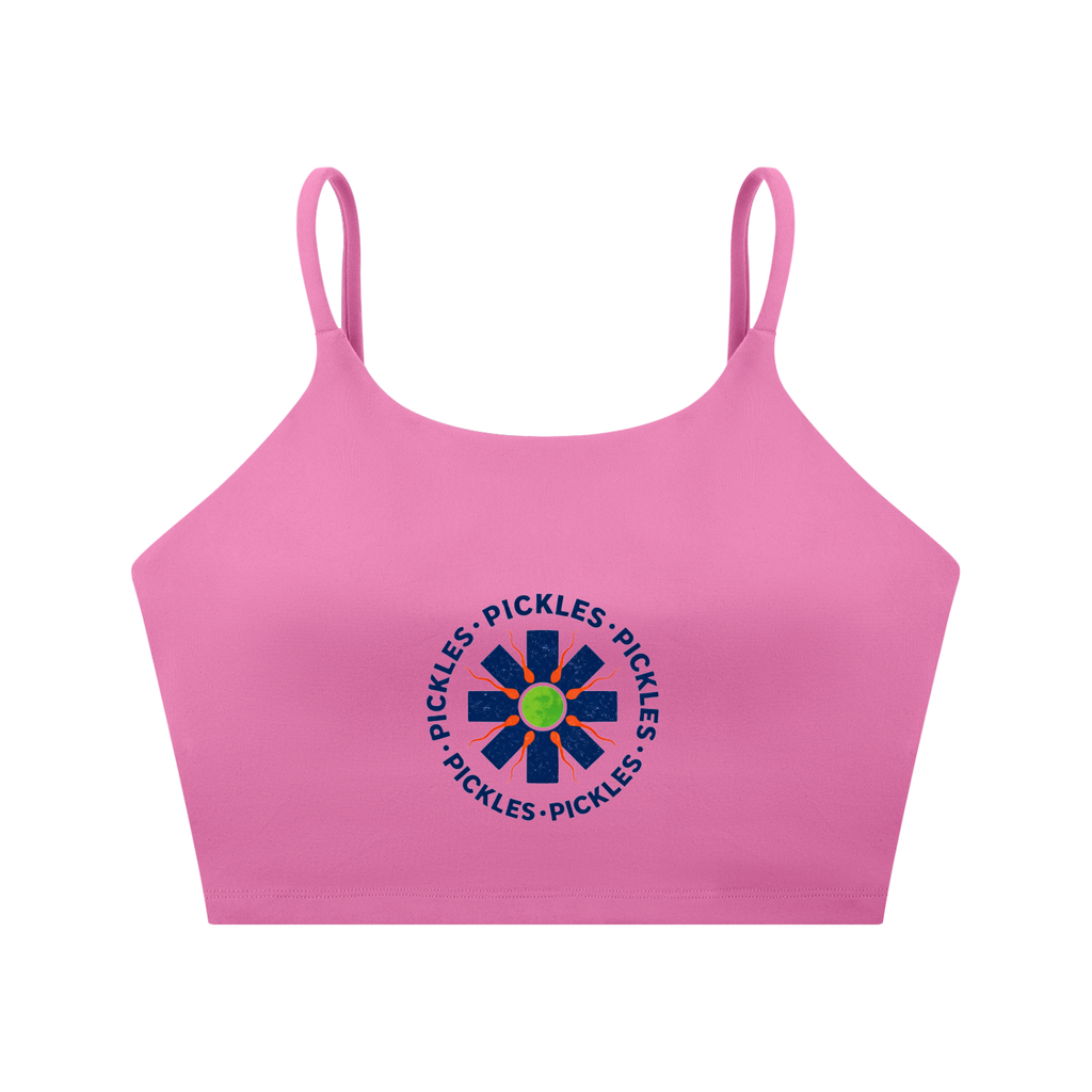 Spaghetti Strap Pickle Sports Bra in Women’S | Philly game day | Pickles Apparel