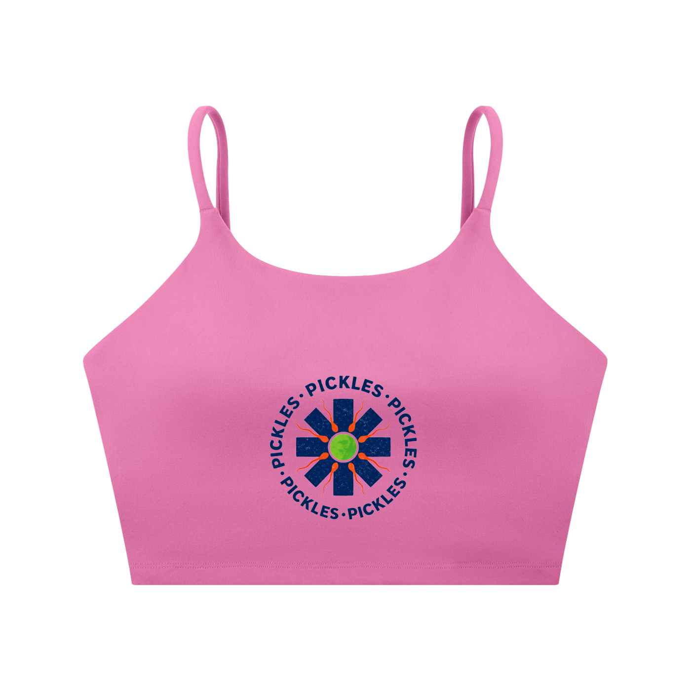 Spaghetti Strap Pickle Sports Bra in Women’S | Philly game day | Pickles Apparel