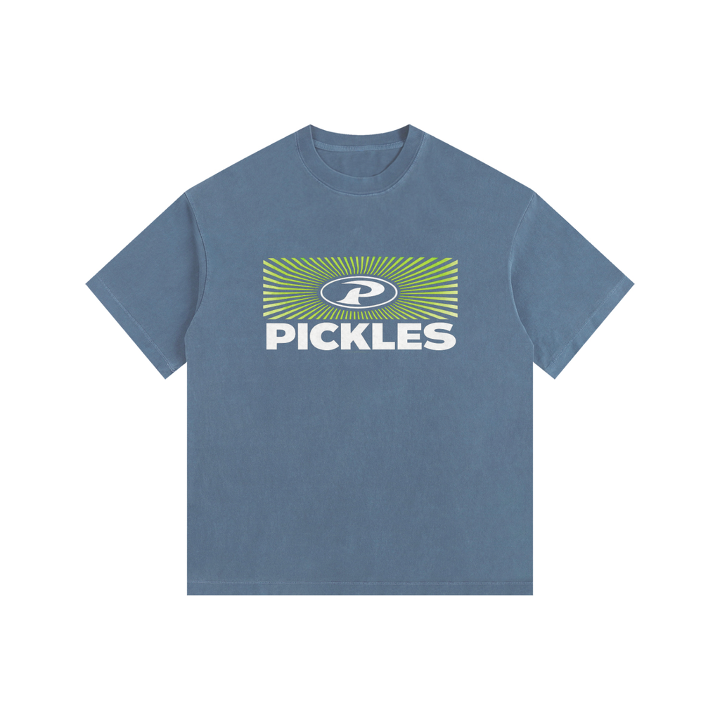 Starburst Vintage Wash Oversized Tee | heavyweight streetwear | Pickles Apparel