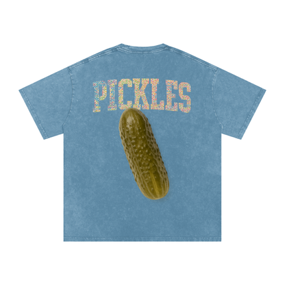 Pickle backer Snow Washed Oversized Cotton T-Shirt