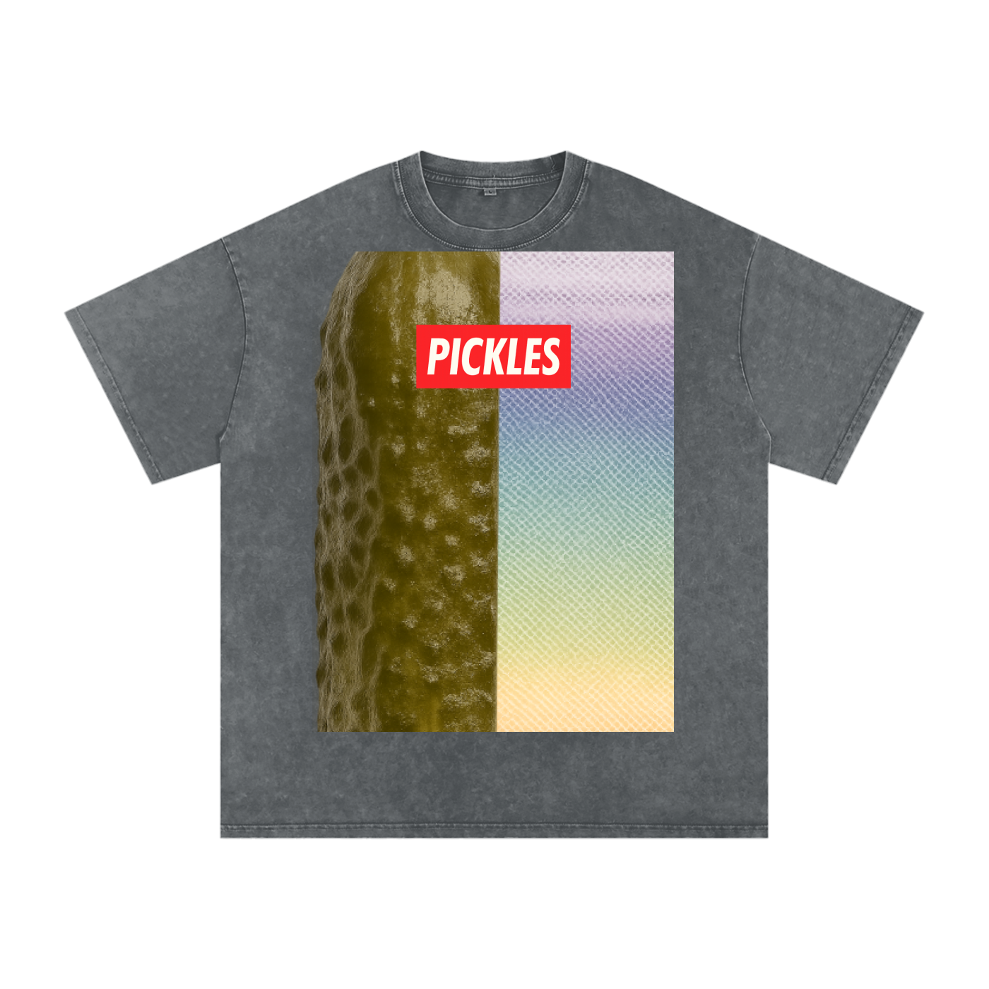 Pickle backer Snow Washed Oversized Cotton T-Shirt