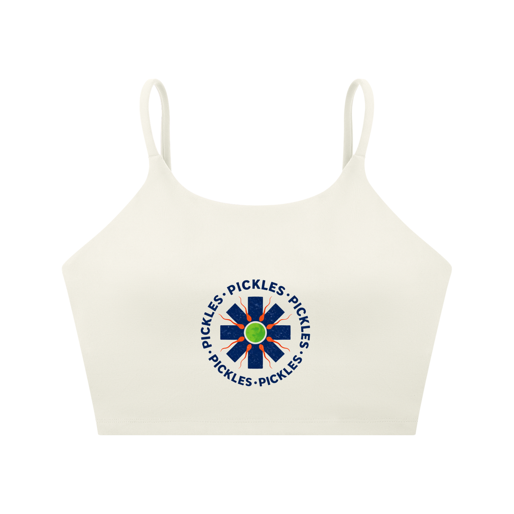 Spaghetti Strap Pickle Sports Bra in Women’S | Philly game day | Pickles Apparel