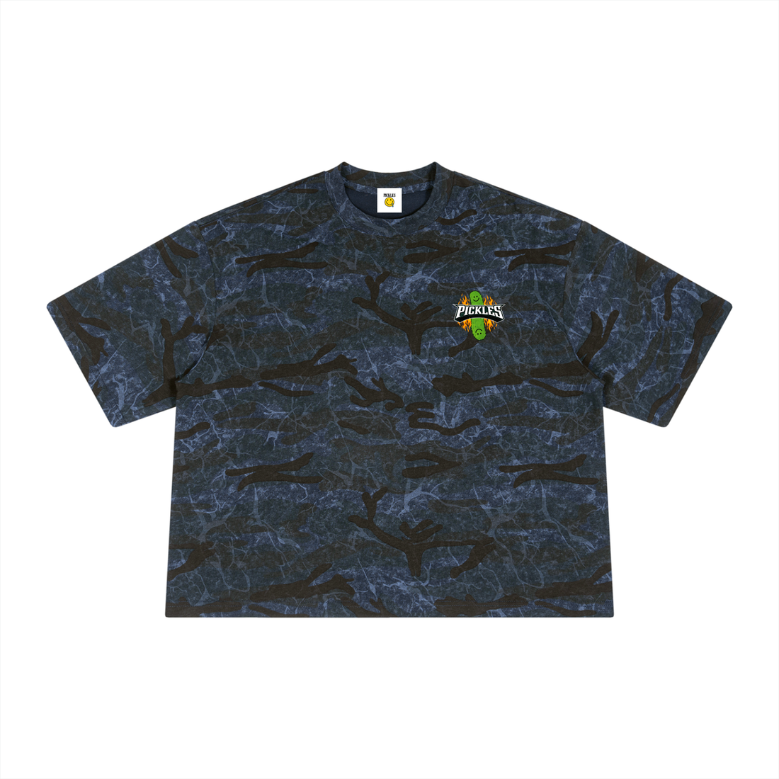 A LOT Of It Pickles Boxy Camo T-Shirt, alternate view 5