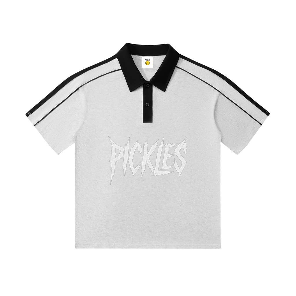 Pickles Contrast Collar Short-Sleeve Polo | classic casual | Pickles Apparel