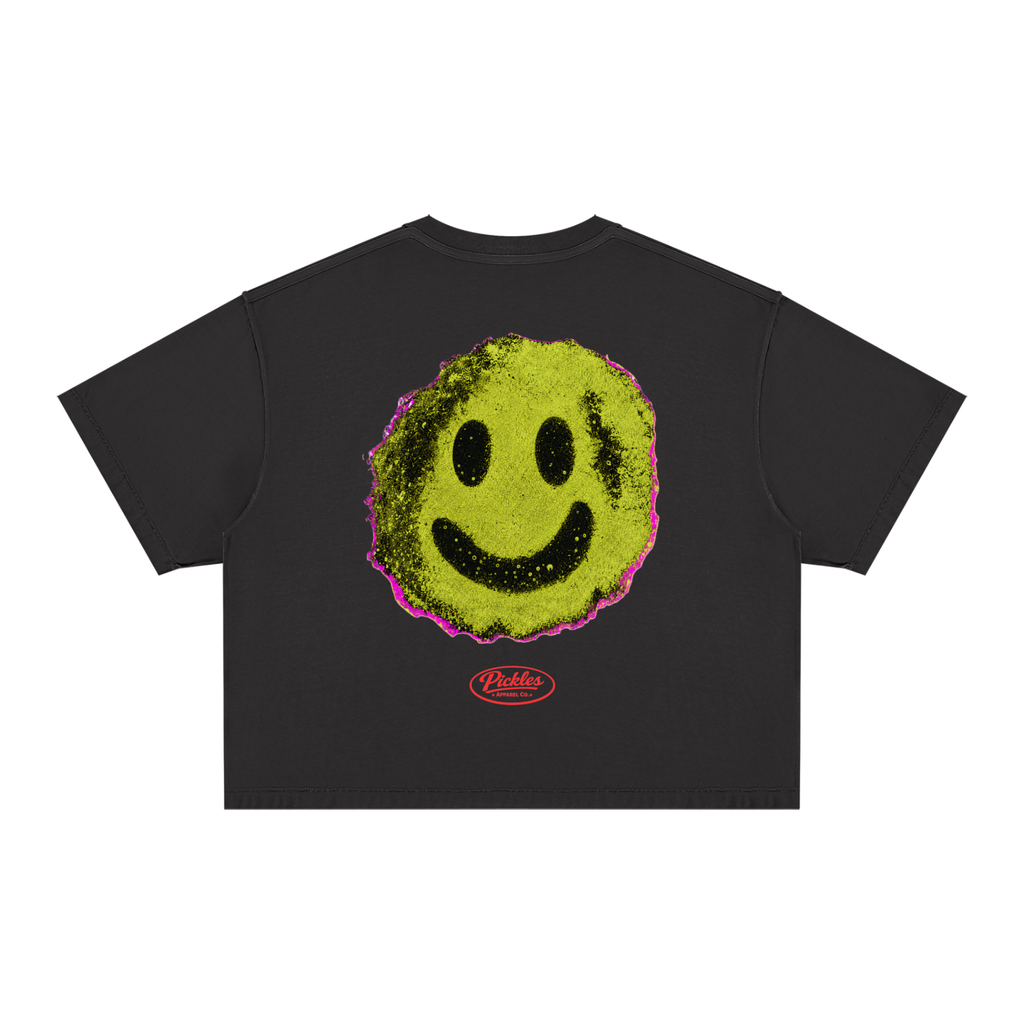 Peacock Unisex Vintage Wash Boxy T-Shirt
