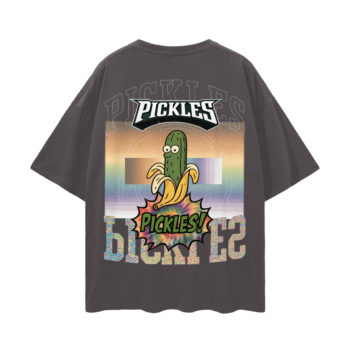Loose Drop Shoulder Pickle T-Shirt, alternate view 10