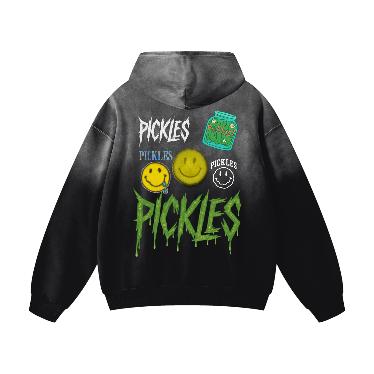 Sunfade Oversized Pickle Hoodie, alternate view 3