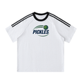 Pickleball Classic Contrast Stripe Crewneck T-Shirt | Philly game day | Pickles Apparel