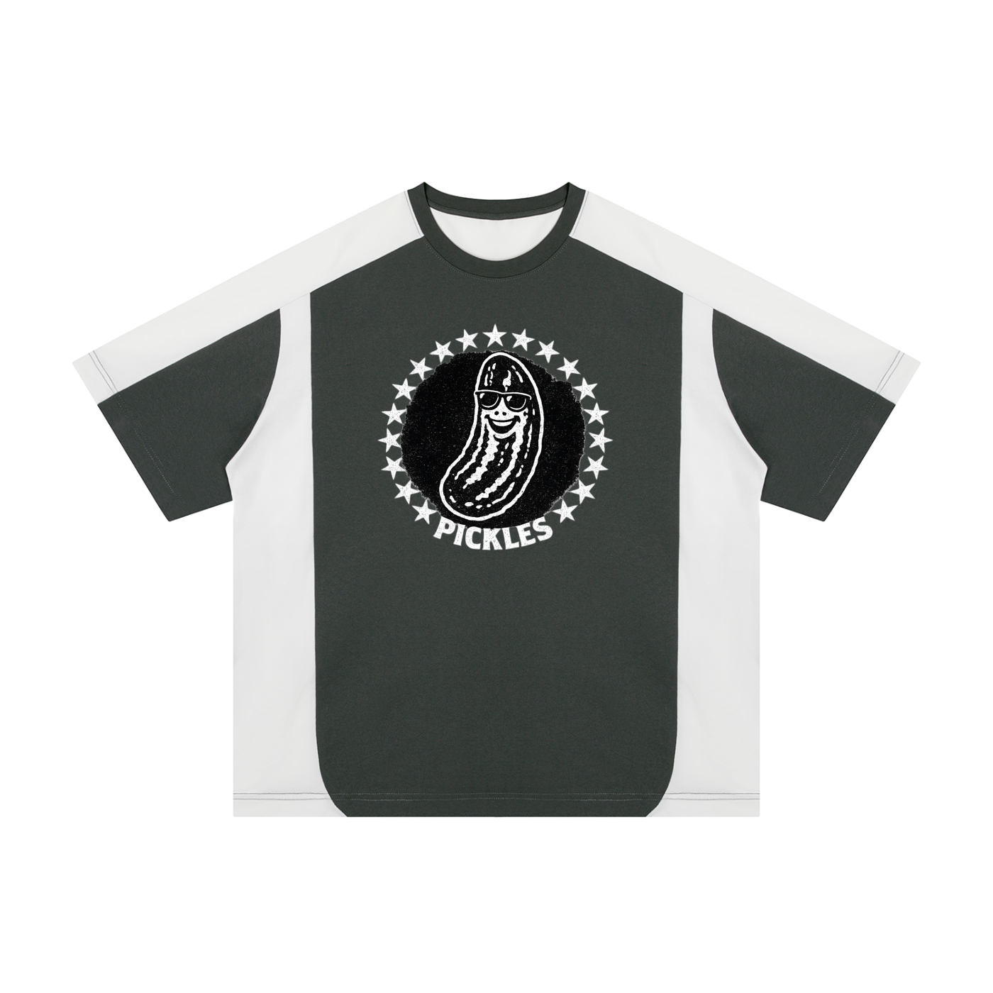 Pickle Baller Pro Color Block Loose T-Shirt | Philly game day | Pickles Apparel