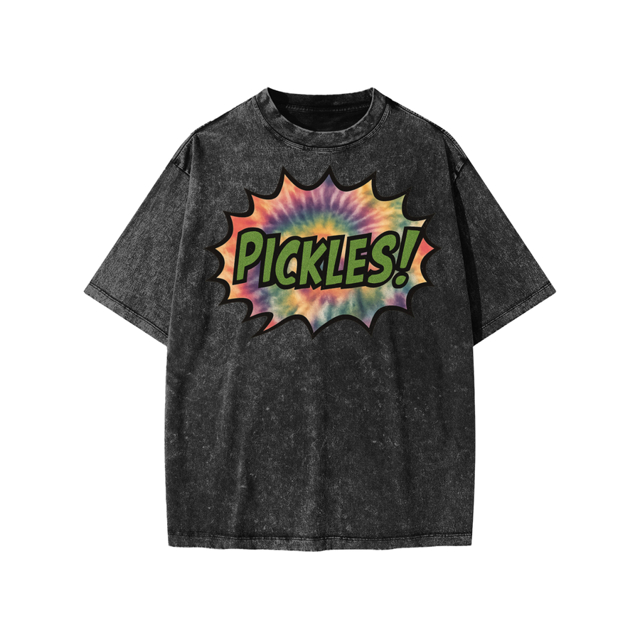 Kids' Snow-Washed Pickle T-Shirt — Play Edition