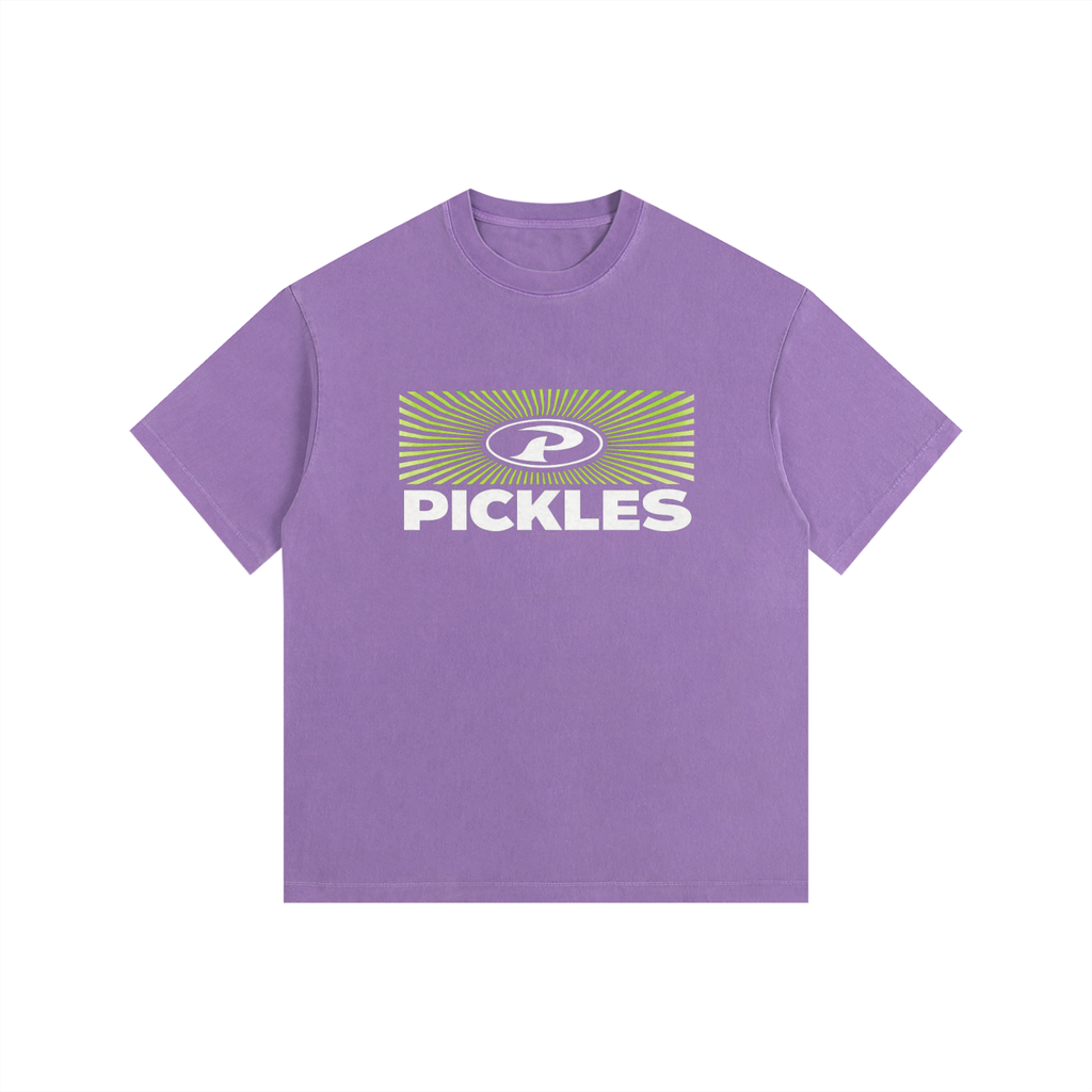 Starburst Vintage Wash Oversized Tee | heavyweight streetwear | Pickles Apparel