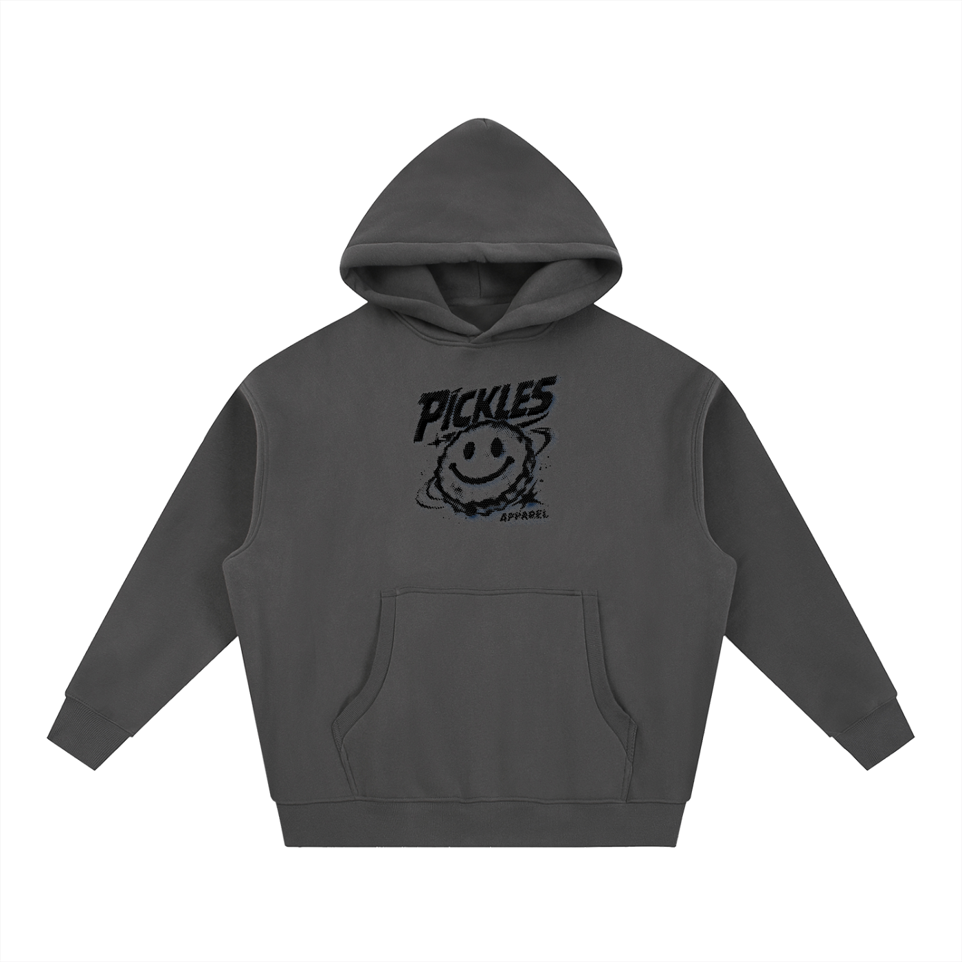 Worldwide Pickles Boxy Fleece Hoodie | heavyweight streetwear | Pickles Apparel
