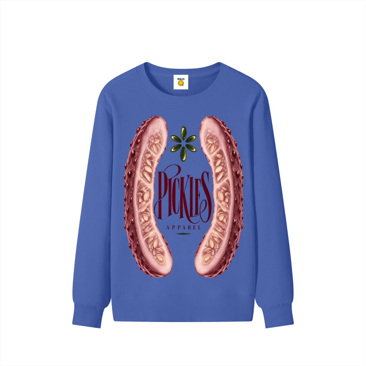 Split Classic Pickles Cotton Sweatshirt, alternate view 3